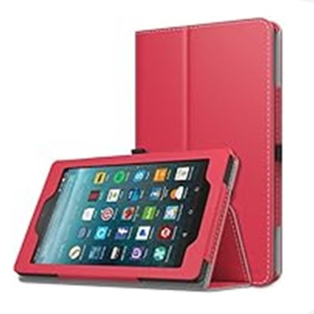 MoKo Case for Amazon Fire 7 Tablet (7th gen.) - Red